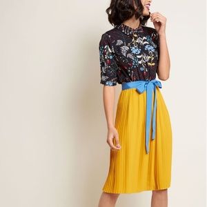 ModCloth Vintage Style Dress with Ribbon Belt
